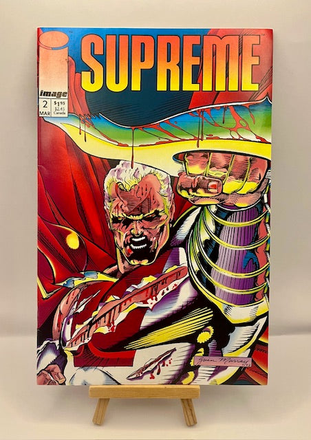 1993 Supreme #2 comic book