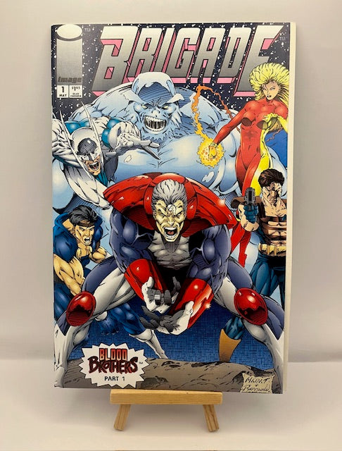 1993 Brigade #1 comic book