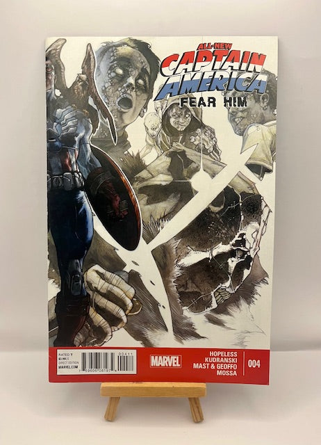 2015 Captain America Fear Him #4 comic book