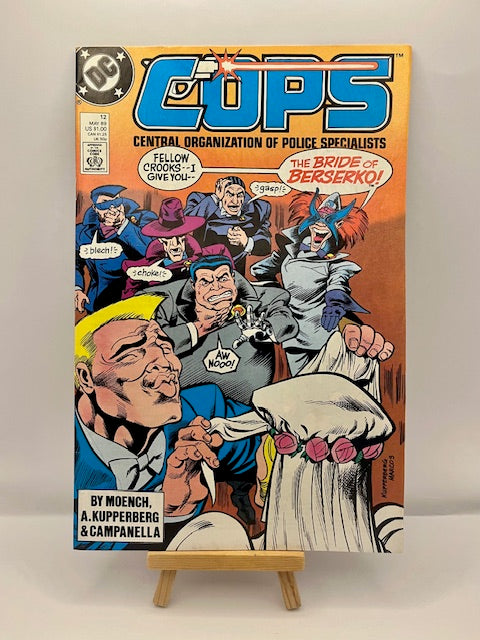 1989 COPS #12 comic book