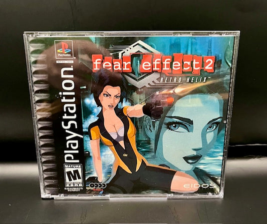 PlayStation 1 Fear Effect 2: Retro Helix (Complete) (Water damage to instructions)