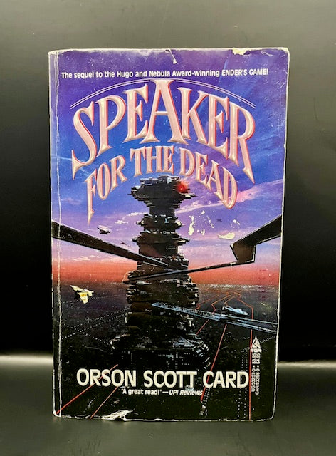 1987 Speaker for the Dead paperback by Orson Scott Card
