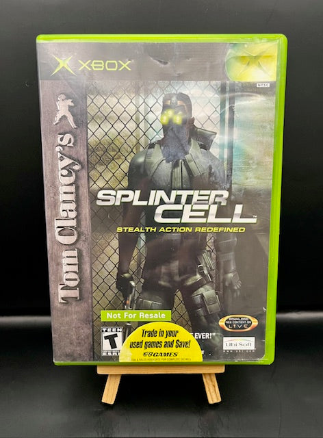 XBOX Splinter Cell "Not for Resale" rare edition