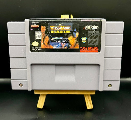 SNES WWF Wrestlemania The Arcade Game