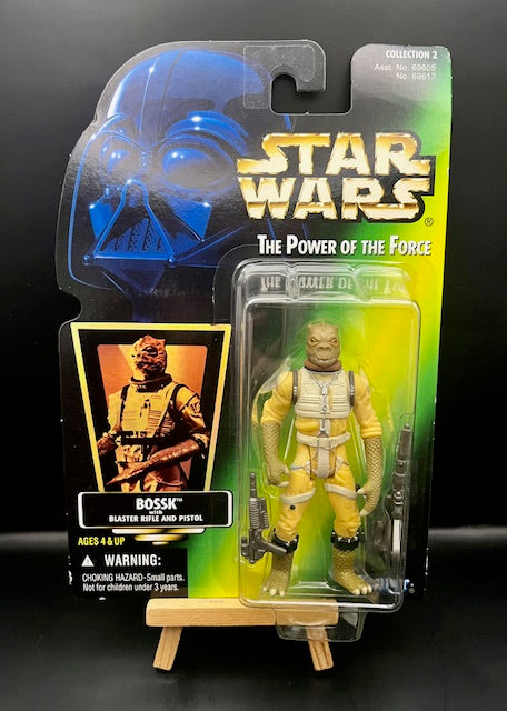 Star Wars Power of the Force Green Card Figure Bossk (1996) NEW/SEALED