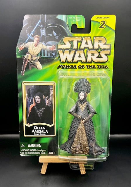 Star Wars Power of the Jedi Figure Queen Amidala Royal Decoy (2001) NEW/SEALED