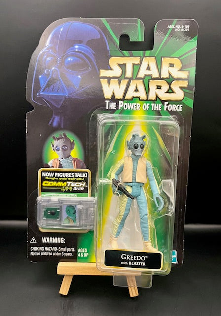 Star Wars Power of the Force Green Card Figure Greedo (1999) NEW/SEALED