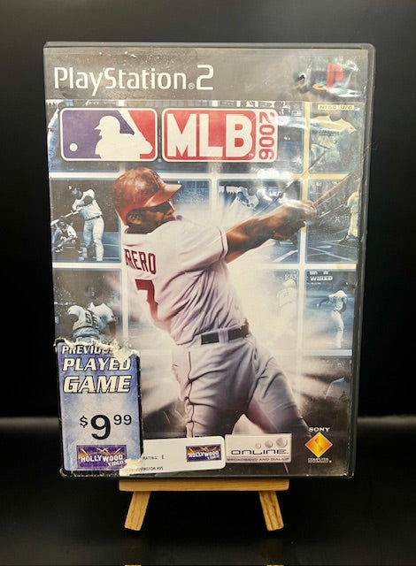 PlayStation 2 MLB 2006 (No instructions) (Hollywood Video case)