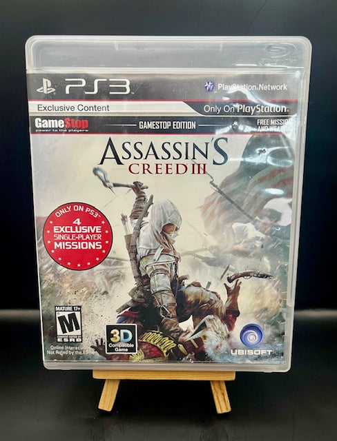 PS3 Assassin's Creed III, Complete Gamestop Edition