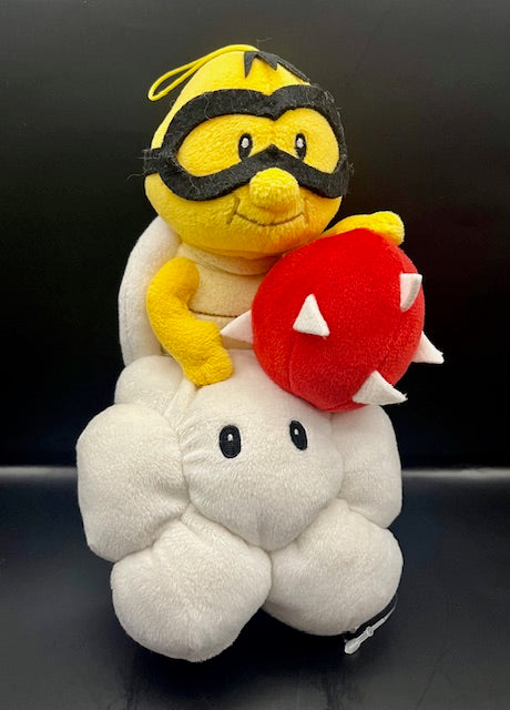 Super Mario Bros Lakitu w/Spiny Egg 8" Plush