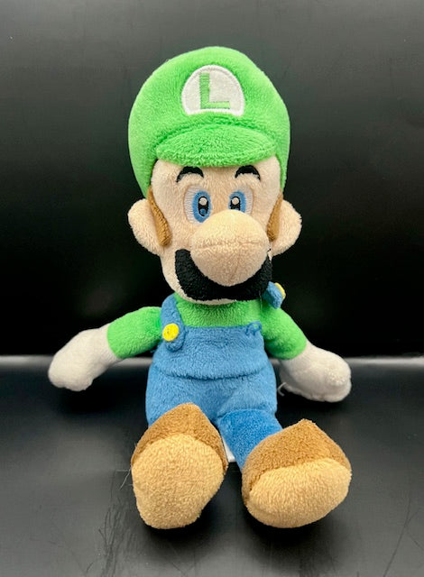 super mario bros luigi plushy