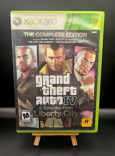 xbox 360 grand theft auto IV and episode from liberty city