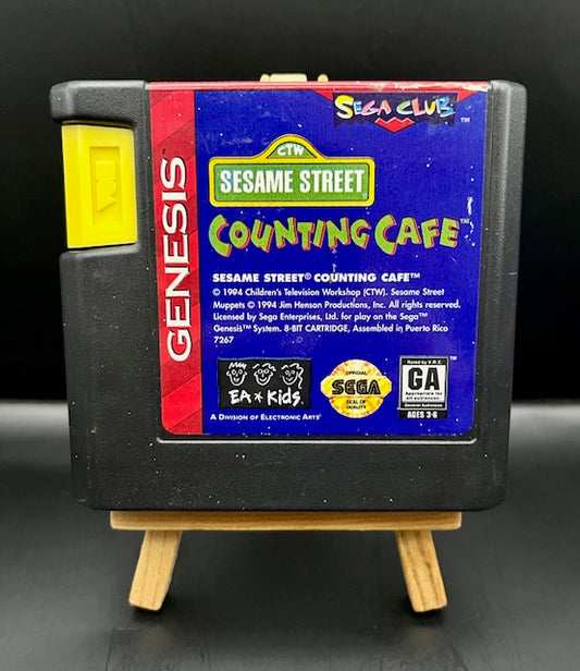 Sega Genesis Sesame Street Counting Cafe