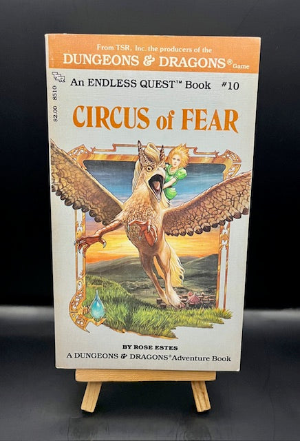 Circus of Fear (Dungeons & Dragons Endless Quest Book #10) (1st printing) (1983) - Estes