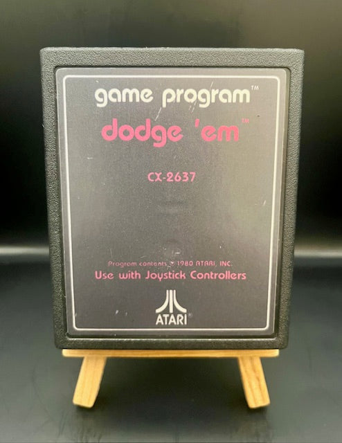 Atari 2600 Dodge 'Em (Text label)