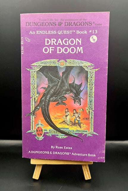 Dragon of Doom (Dungeons & Dragons Endless Quest Book #13) (1st printing) (1983) - Estes