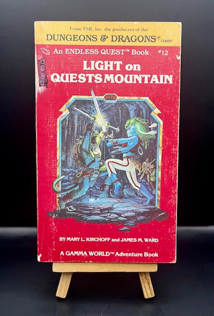 Light on Quests Mountain (Dungeons & Dragons Endless Quest Book #12) (2nd printing) (1983) - Kirchoff & Ward