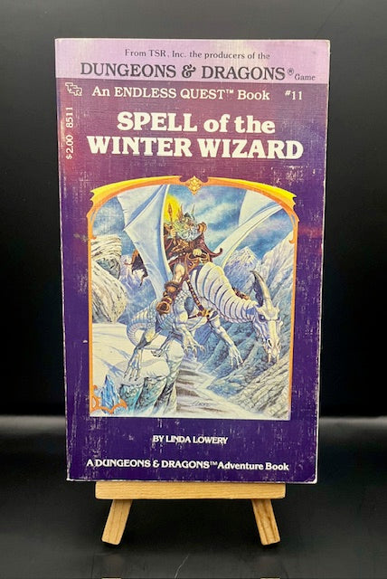 Spell of the Winter Wizard (Dungeons & Dragons Endless Quest Book #11) (2nd printing) (1983) - Lowery