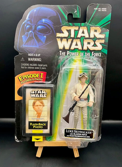 Star Wars Power of the Force Green Card Figure Luke Skywalker (1998) NEW/SEALED