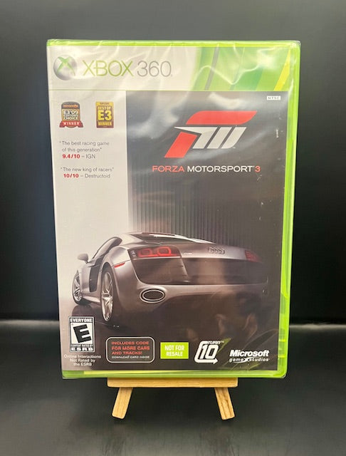 XBOX 360 Forza Motorsports 3 *New: "Not for resale"