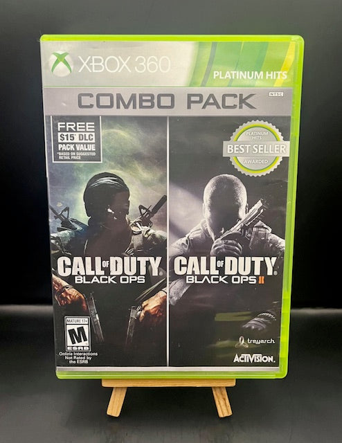 XBOX 360 Combo Pack: Call of Duty Black Ops + Call of Duty Black Ops II (Platinum Hits)