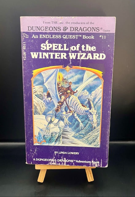 Spell of the Winter Wizard (Dungeons & Dragons Endless Quest Book #11) 1st Printing (1983) - Lowery