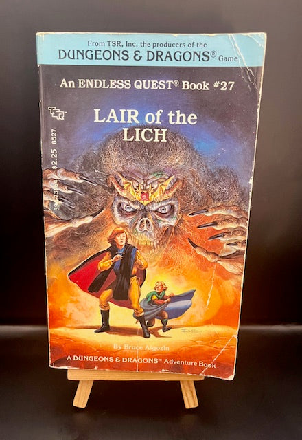 Lair of the Lich (Dungeons & Dragons Endless Quest Book #27) (2nd printing) (1985) - Algozin