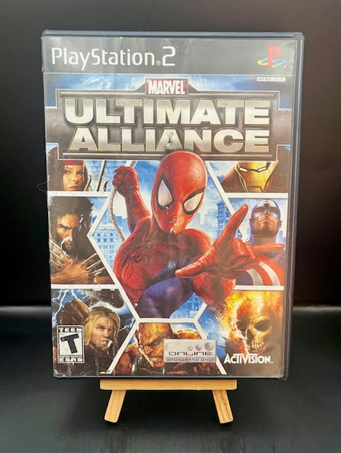 PlayStation 2 Ultimate Alliance (cover art damage)