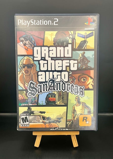 PlayStation 2 grand theft auto San Andreas (no map or instructions)