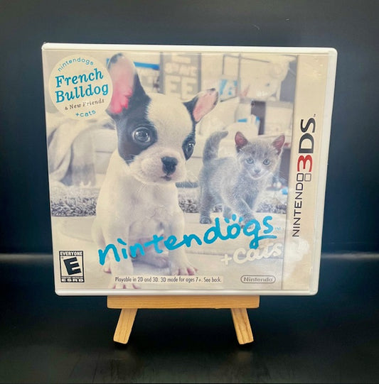 Nintendo 3DS nintendogs + cats french bulldog
