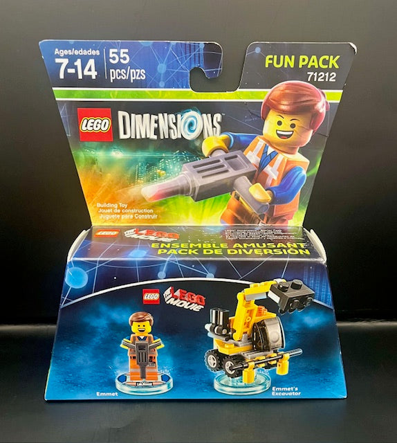 LEGO Dimensions "Emmet's Excavator" Fun Pack *New