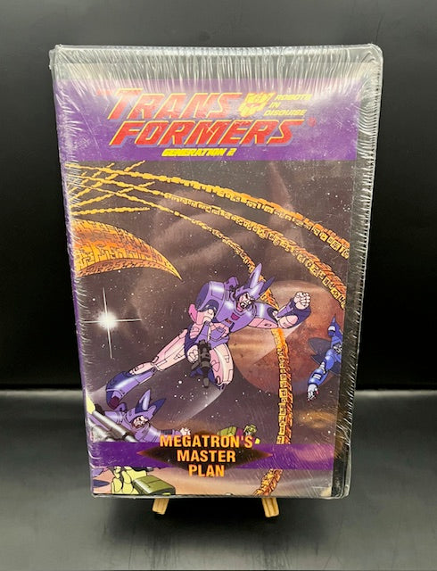 The Transformers Generation 2 Megatron's Master Plan VHS (1998) *New/sealed