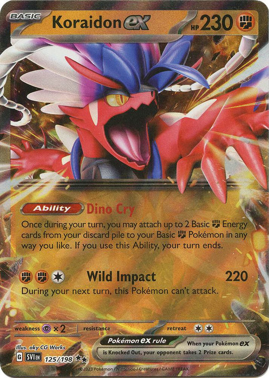 Koraidon EX #125 SV01 Scarlet & Violet Base Set