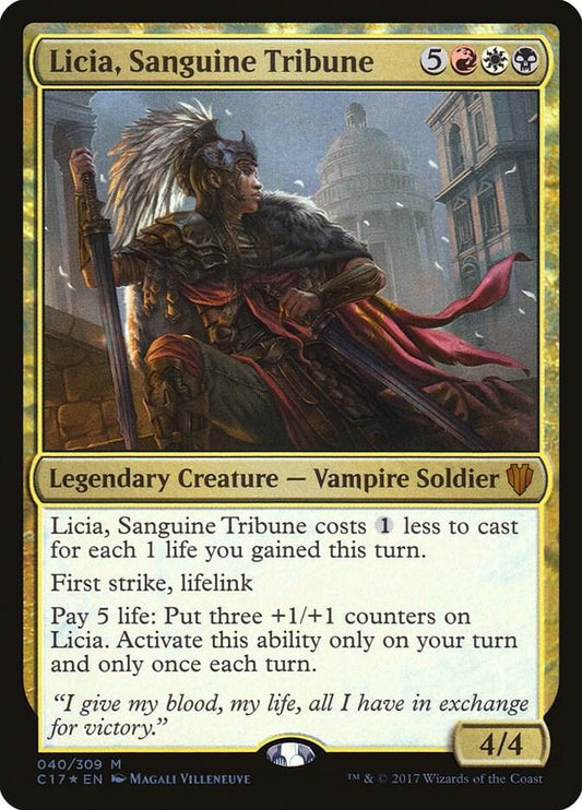 Licia, Sanguine Tribune #40 FOIL Commander 2017
