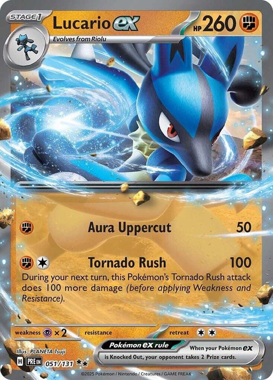 Lucario ex #51 SV Prismatic Evolutions