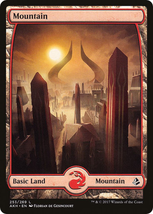 Mountain #253 (Full Art) FOIL Amonkhet