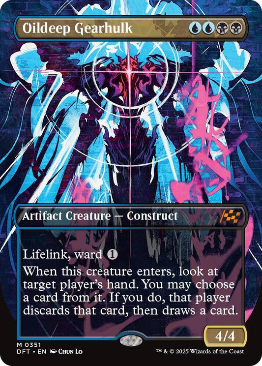 Oildeep Gearhulk #351 (Borderless) Aetherdrift