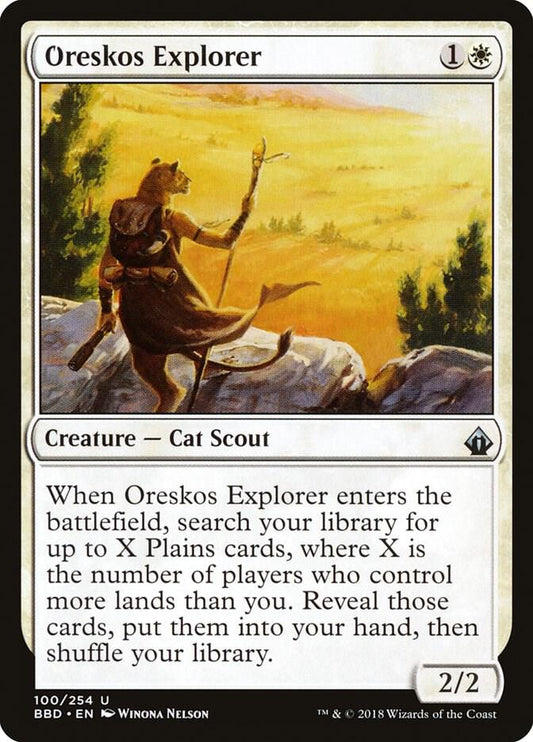 Oreskos Explorer #100 FOIL Battlebond