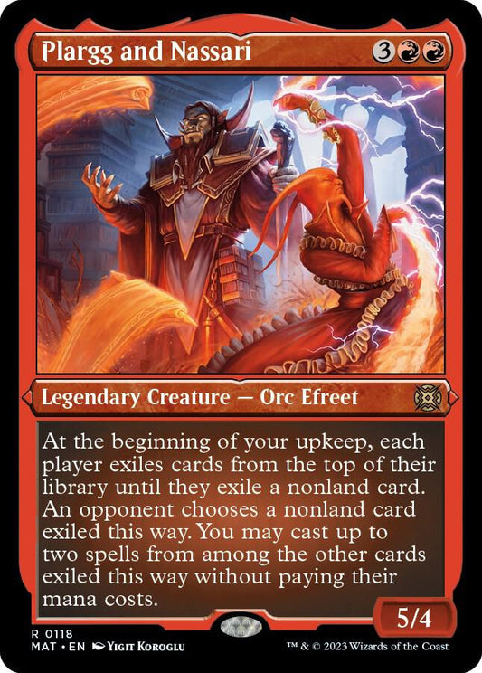 Plargg and Nassari #118 FOIL ETCHED March of the Machine The Aftermath