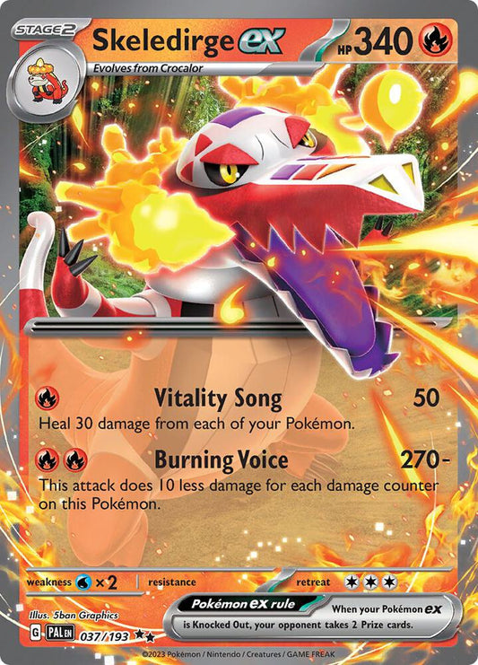 Skeledirge ex #37 SV02 Paldea Evolved
