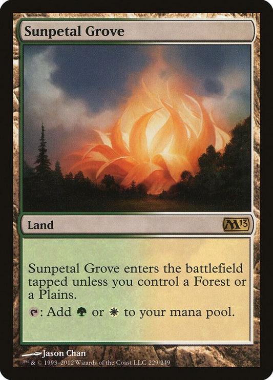 Sunpetal Grove #229 FOIL Magic 2013