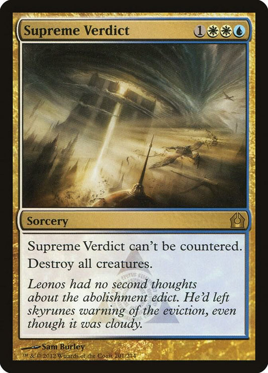 Supreme Verdict #201 FOIL Return to Ravnica
