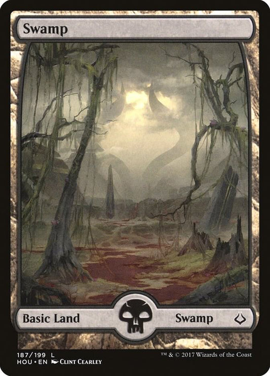 Swamp #187 (Full Art) FOIL Hour of Devastation