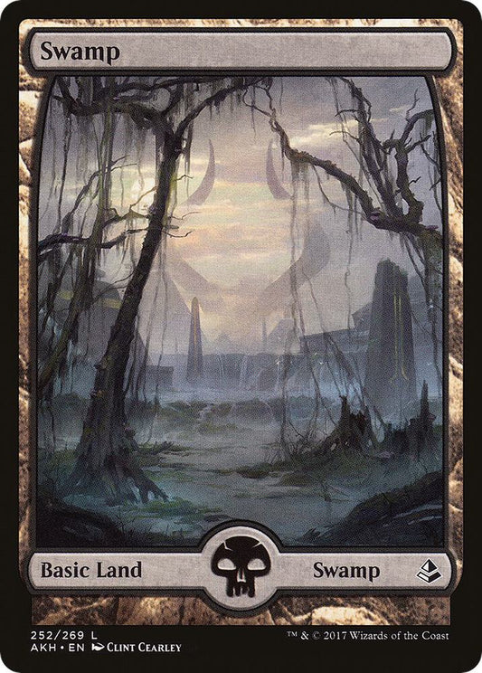 Swamp #252 (Full Art) FOIL Amonkhet