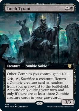 Tomb Tyrant #61 (Extended Art) Commander: Innistrad Midnight Hunt