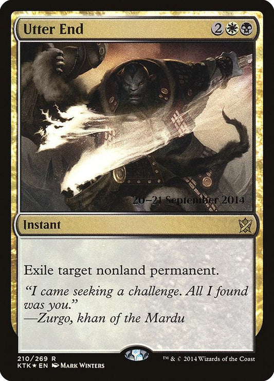 Utter End #210 FOIL Prerelease Cards