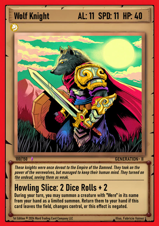 Wolf Knight #100 Ward Gen II