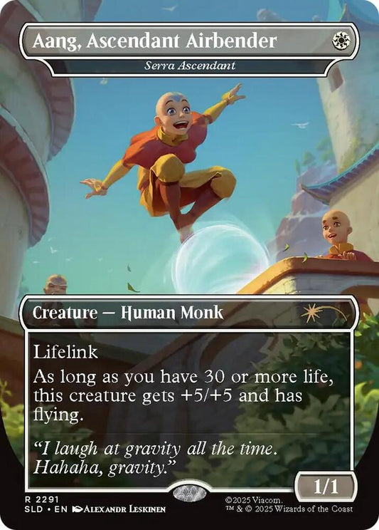 Aang, Ascendant Airbender (Serra Ascendant) #2291 Secret Lair Drop Series