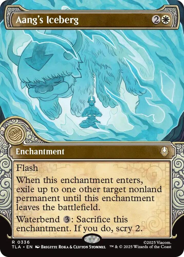 Aang's Iceberg (Showcase) #336 FOIL Avatar: The Last Airbender