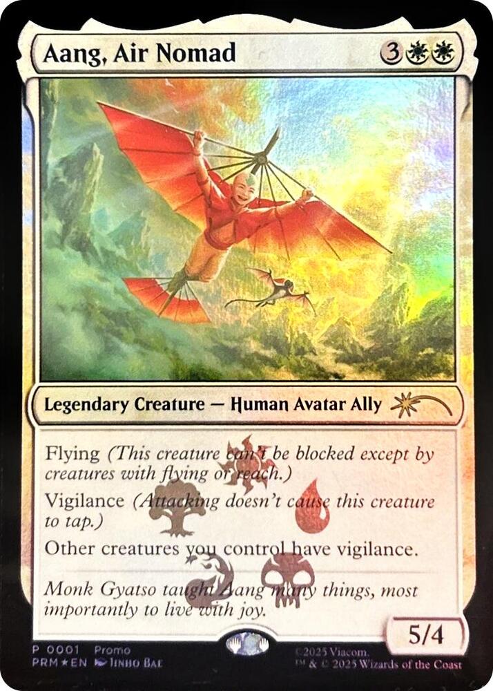 Aang, Air Nomad #1 FOIL Media Promos (Avatar: The Last Airbender)